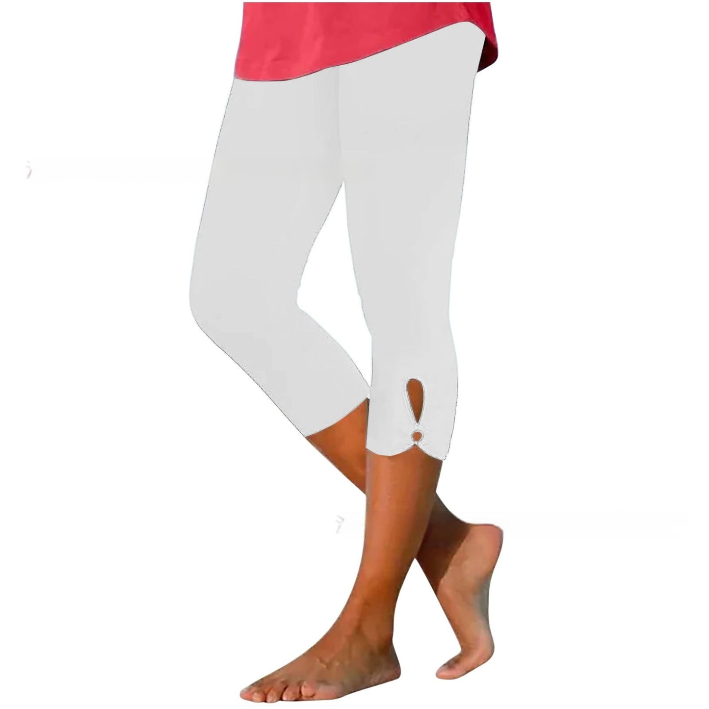 Casual Hollow-out Petals Skinny Stretch Women's Leggings