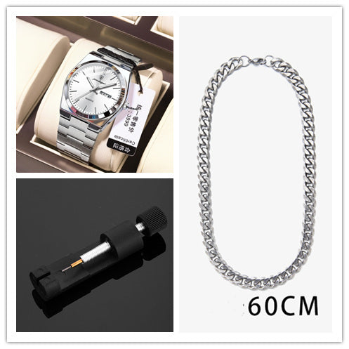 Ultra-thin Men's Watch Waterproof Luminous Quartz Watch - BabynBeauty