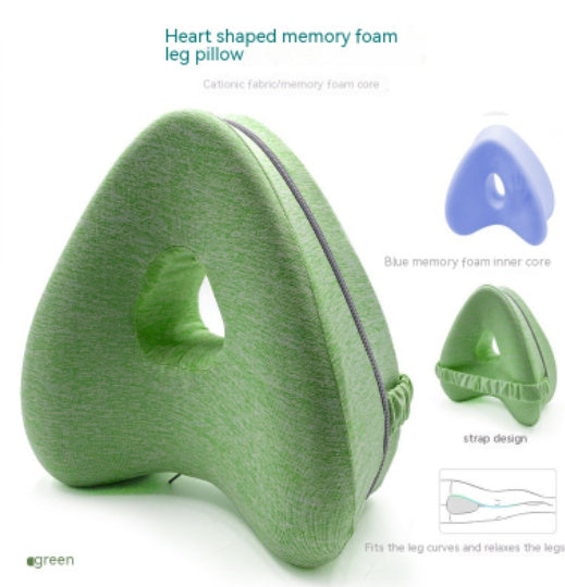 Heart-shaped Memory Foam Leg Pillow Contour Legacy Leg Pillow
