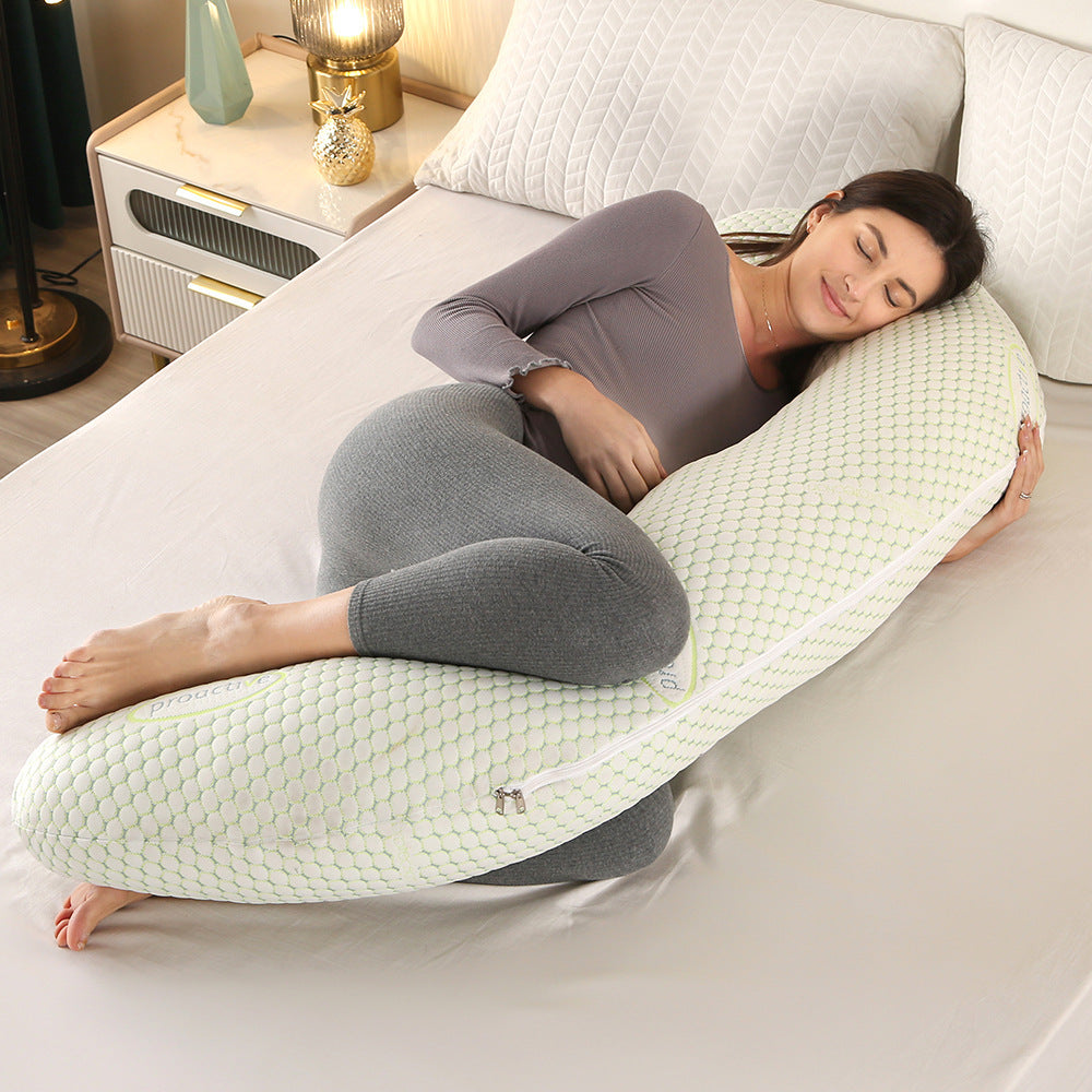 Pregnant Women Nursing Pillow Comfortable Sleep Side Lying Waist Support Slope Pillow Candy Type Pregnancy Pillow - BabynBeauty