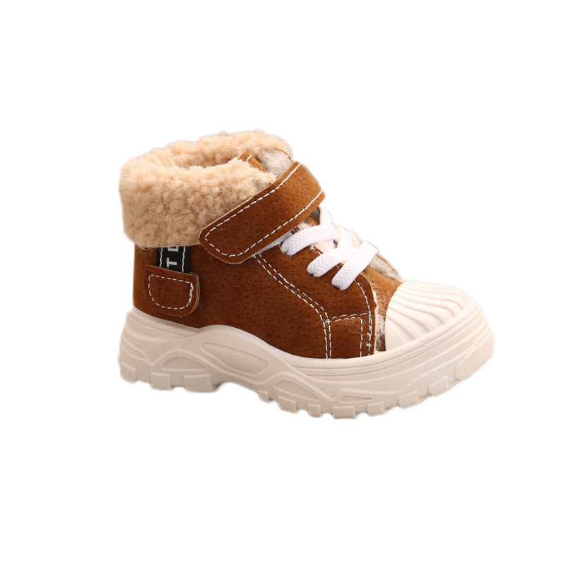 Boy Fleece-lined Waterproof Short Boots