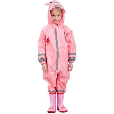 Eco-friendly Conjoined Raincoat With Pants Children Rain Coat Kids - BabynBeauty