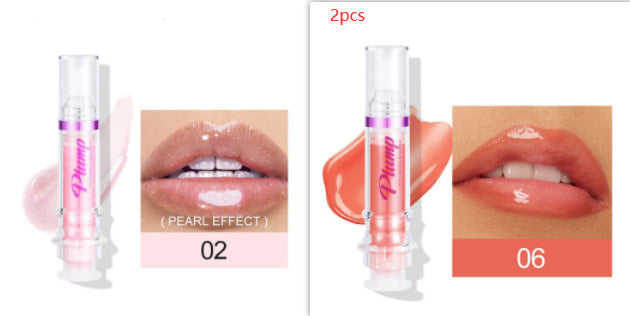 New Tube Lip Rich Lip Color Slightly Spicy Lip Honey Lip Glass Mirror Face Lip Mirror Liquid Lipstick - BabynBeauty