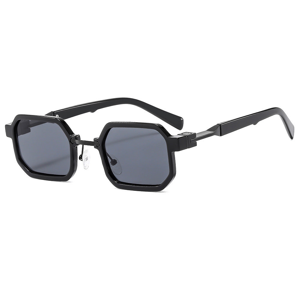 New Retro Hip Hop Small Square Box Exquisite Sun Glasses