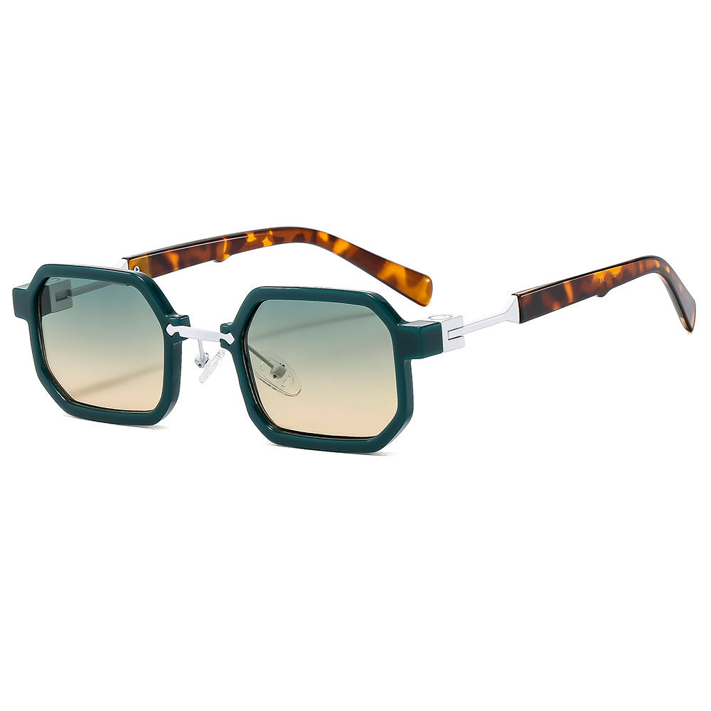 New Retro Hip Hop Small Square Box Exquisite Sun Glasses