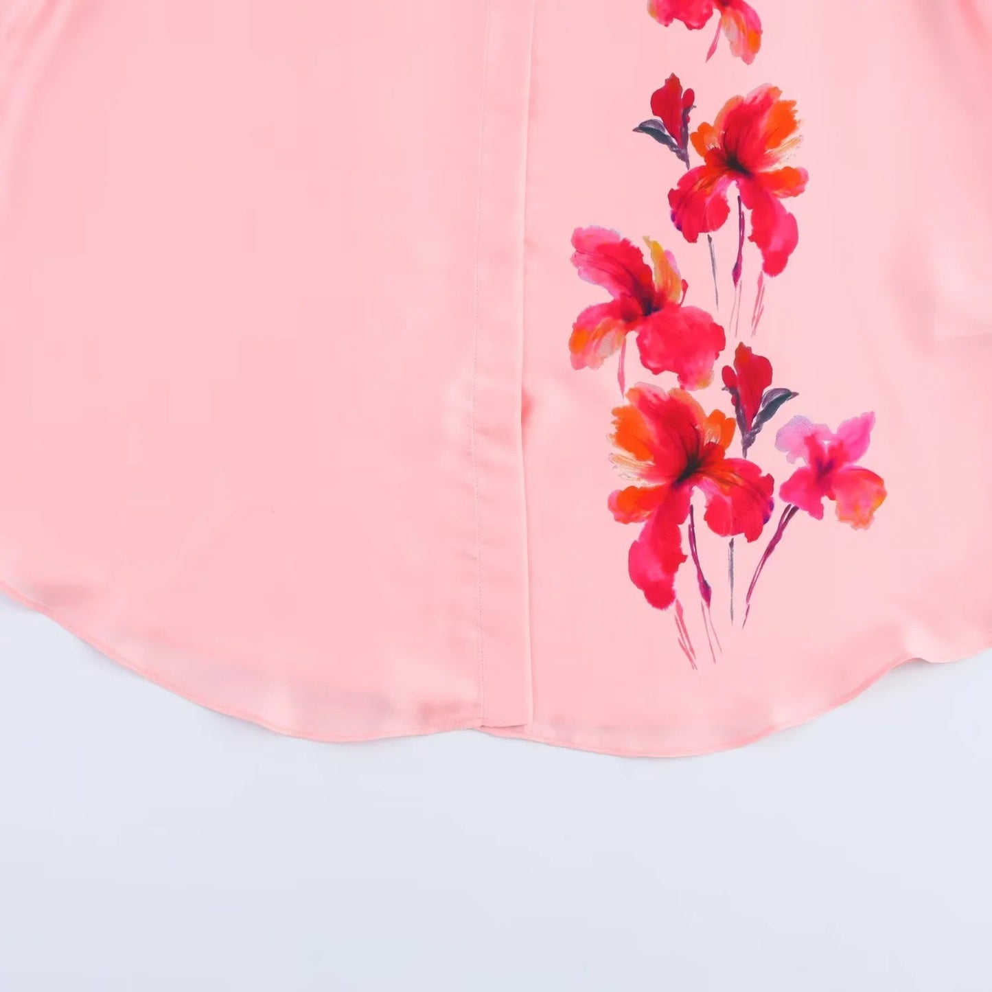 Women's Fashion Printing Lapel Shirt