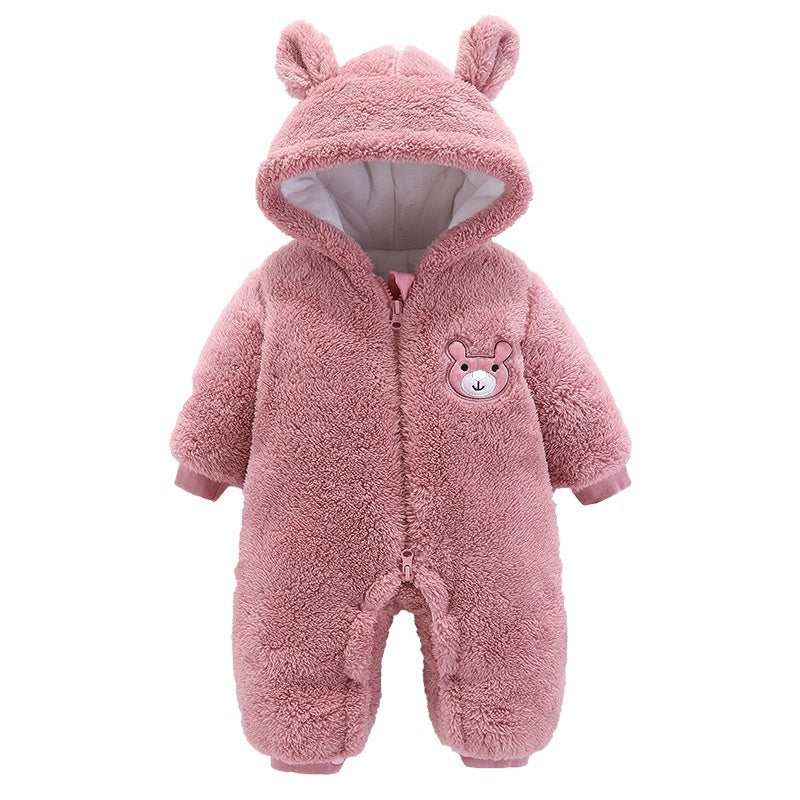 Baby Thickened Warm Jumpsuit Newborn Rompers