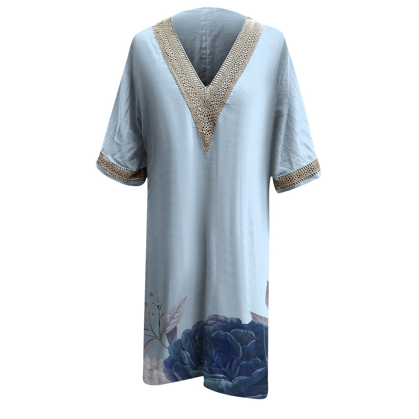 Women's Half Sleeve Dress Spring And Summer New Casual - BabynBeauty