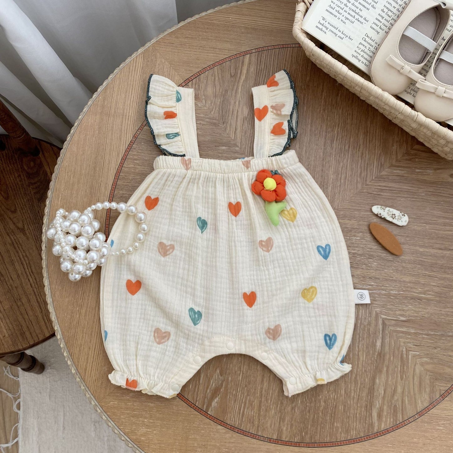 Infant Rompers Summer Baby Girl Sleeveless Romper Girl Ins Floral Romper Fashion Comfortable Cute