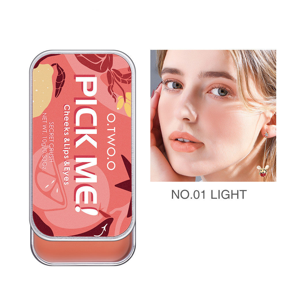 Monochrome Rouge Cream Lipstick Eye Shadow Blush 3 in 1 - BabynBeauty