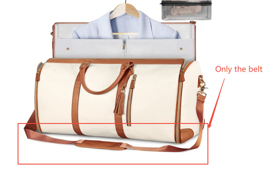 Large Capacity Travel Duffle Bag Women's Handbag Folding Suit Bag Waterproof Clothes Totes - BabynBeauty