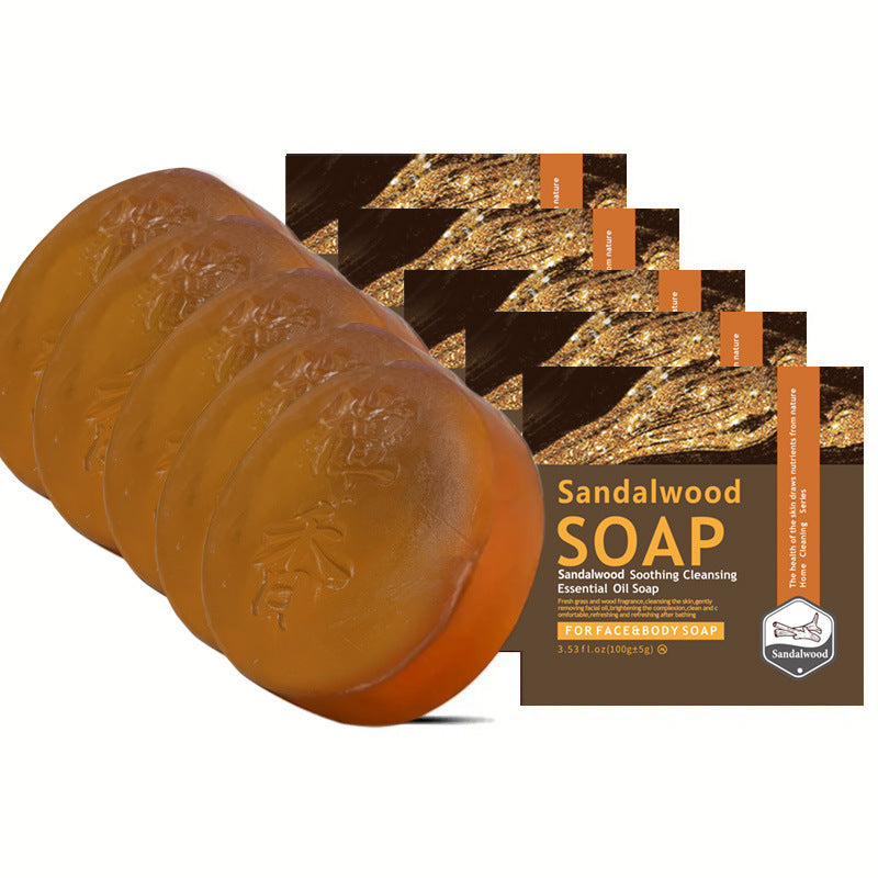 Men And Women Clean Universal For Entire Body Moisturizing Sandalwood Soap