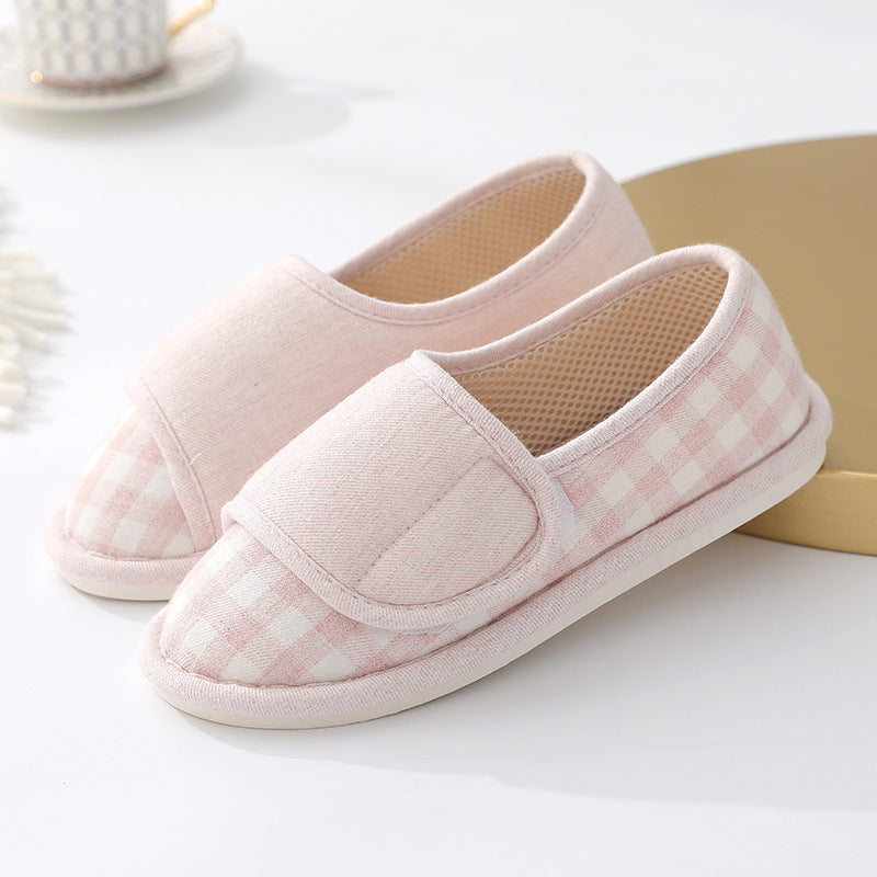 Spring And Autumn Home Thin Pregnant Women Postpartum Maternity Plus Size Confinement Shoes Soft Bottom Non-slip - BabynBeauty