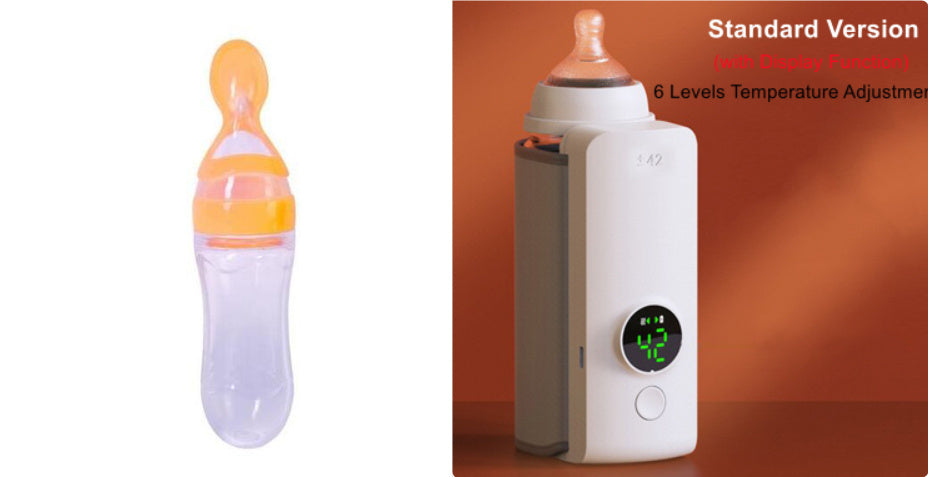 Portable Wireless Rechargeable Baby Bottle Warmer USB Charging And Heating Bag Portable Constant Temperature Milk Warmer Universal Bottle Insulation Sleeve - BabynBeauty