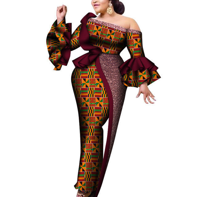 Ethnic Clothing Cotton Cerecloth Women's Dress Off-shoulder Banquet - BabynBeauty