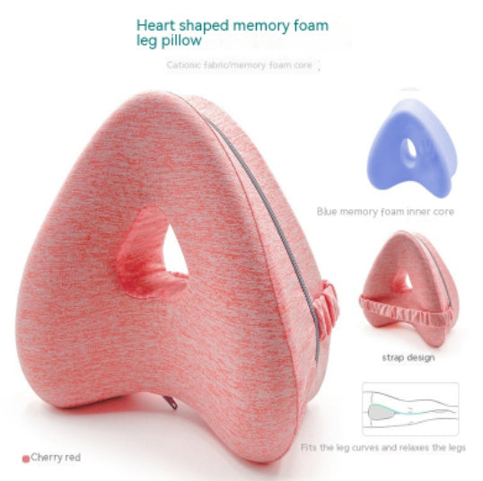 Heart-shaped Memory Foam Leg Pillow Contour Legacy Leg Pillow