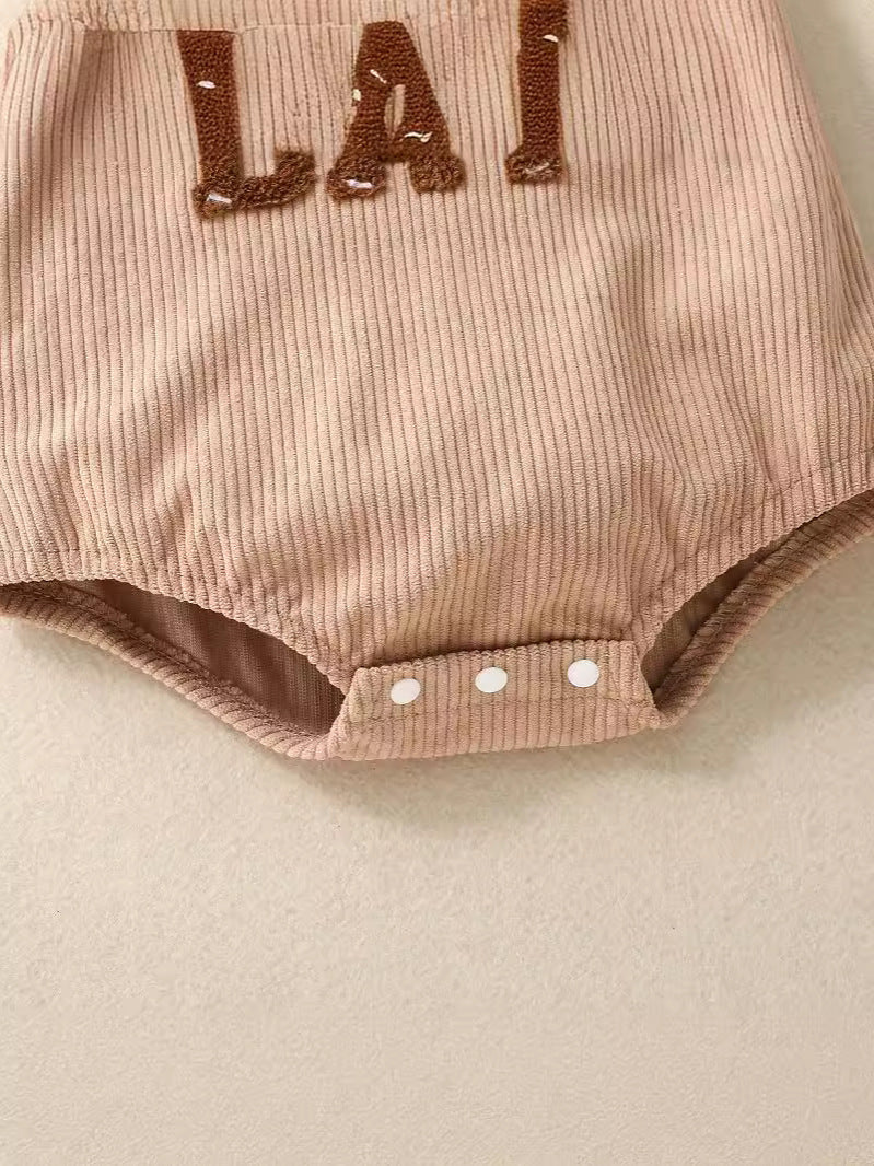 Festival Towel Embroidery Neutral Baby Sling Triangle Rompers