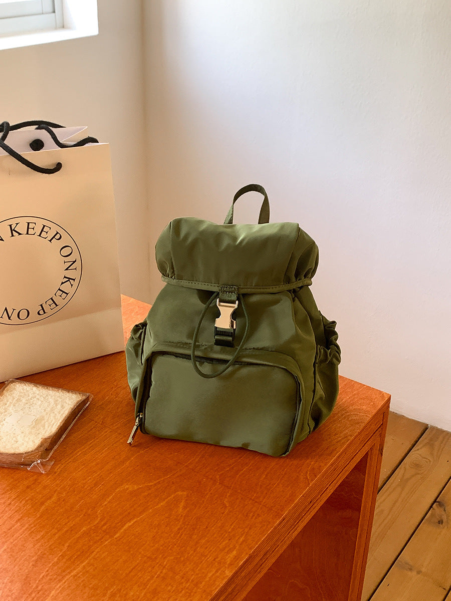 Simple Small Backpack Nylon Fashion Casual Schoolbag - BabynBeauty