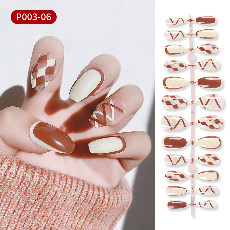 Nail glue art - BabynBeauty