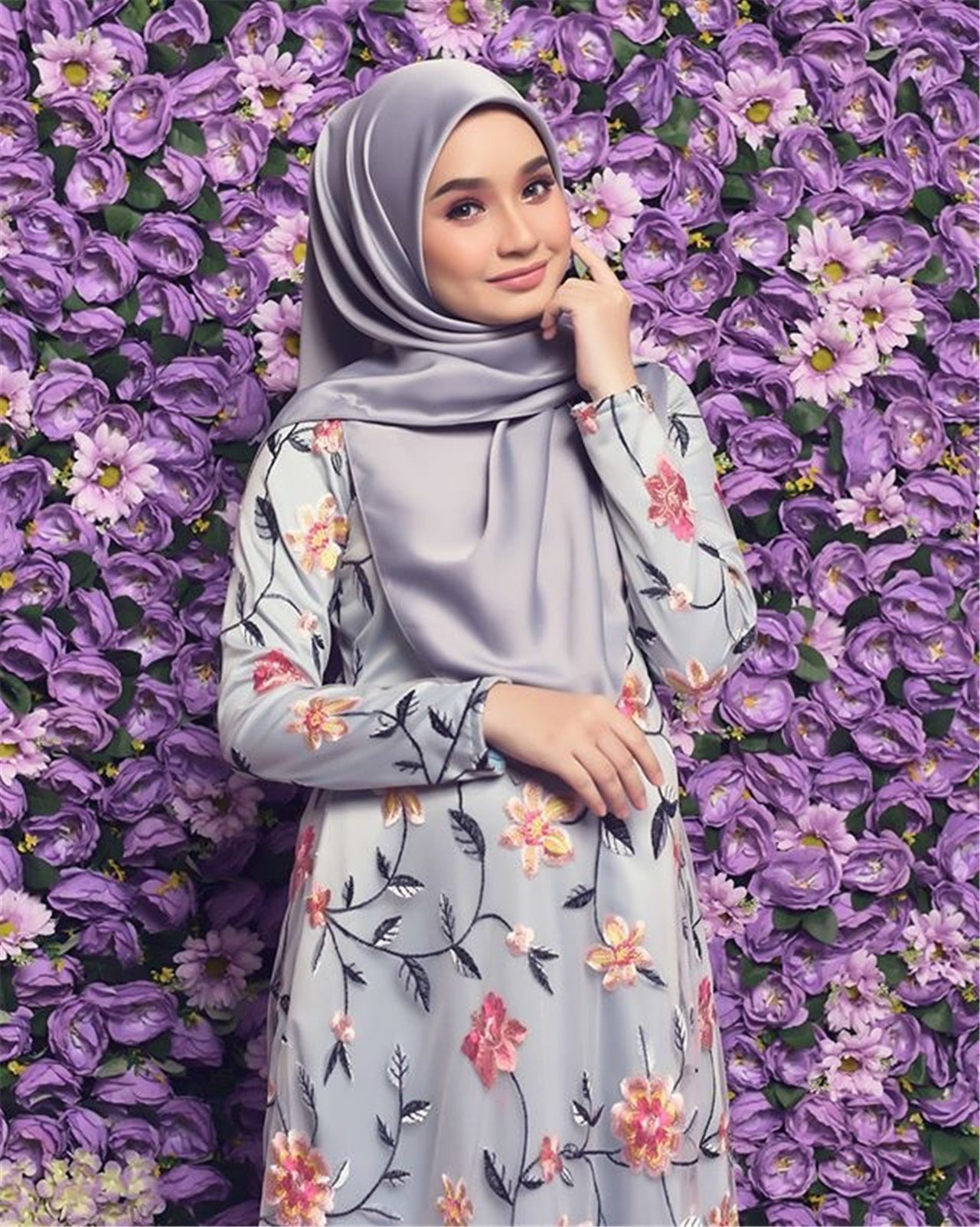 Embroidered Mesh Middle East Turkey Dress - BabynBeauty