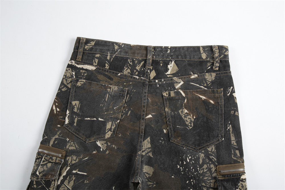 Jungle Camouflage Workwear Trousers Men - BabynBeauty