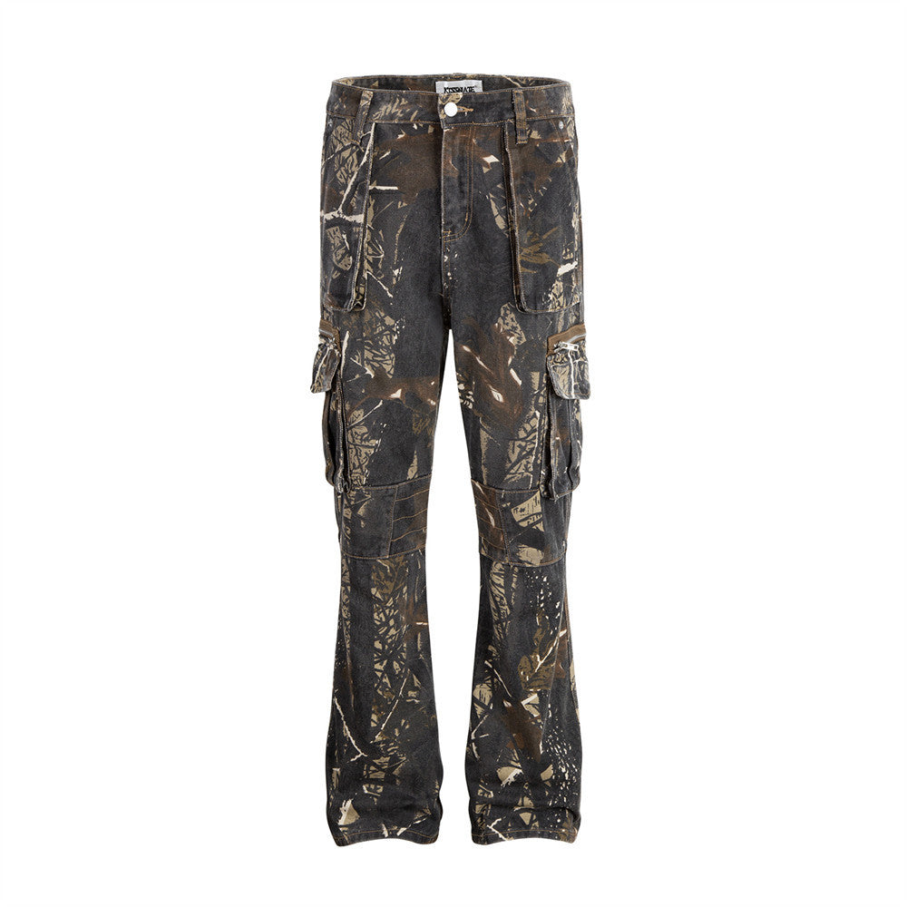 Jungle Camouflage Workwear Trousers Men - BabynBeauty