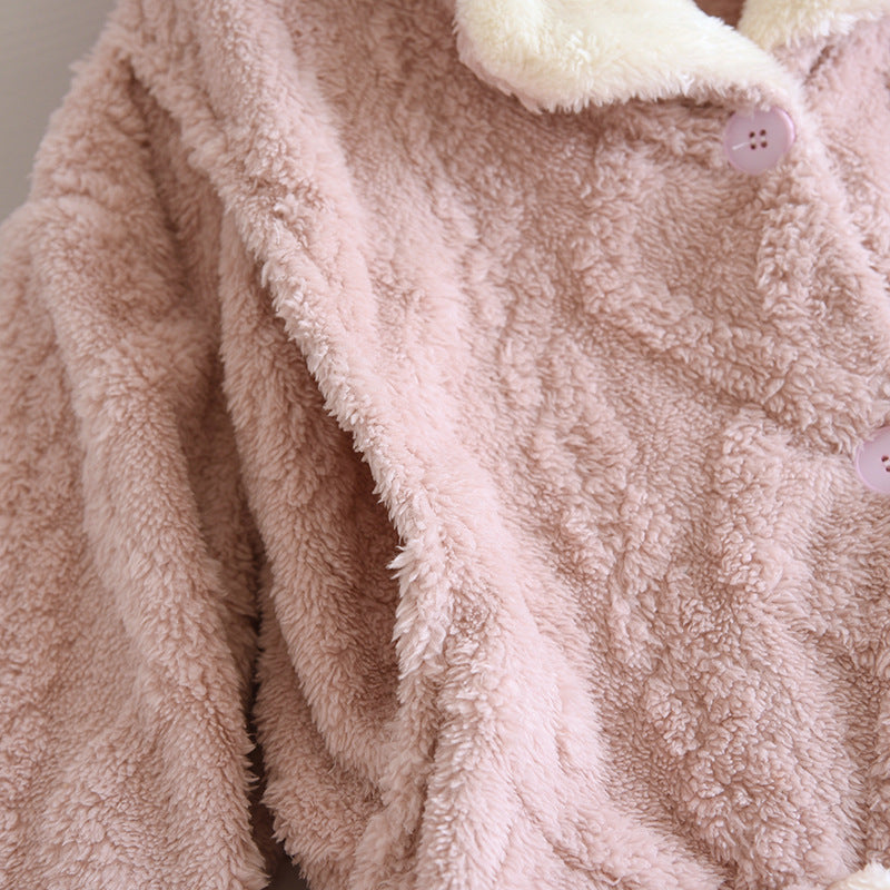 Flannel Maternity Nursing Clothes