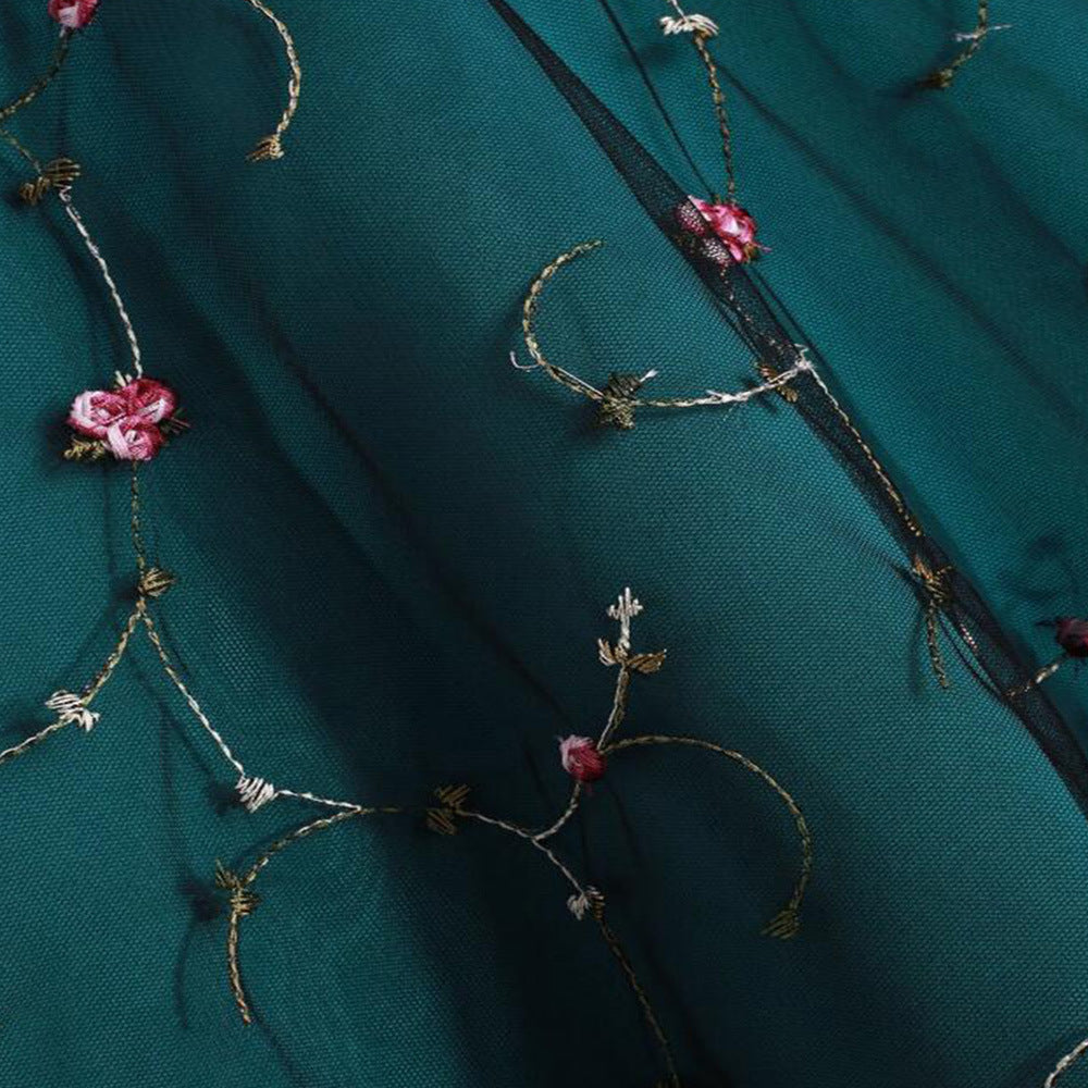 Embroidered flower dress - BabynBeauty