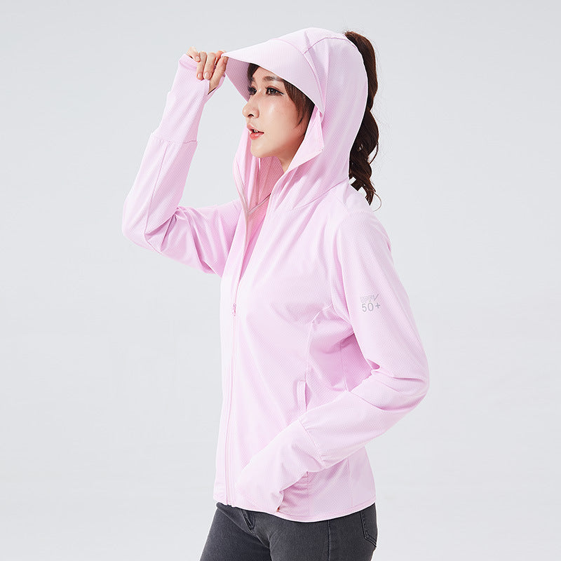 UPF50 Couple Sun Protection Clothing UV Protection Sports Sun Protection Shirt