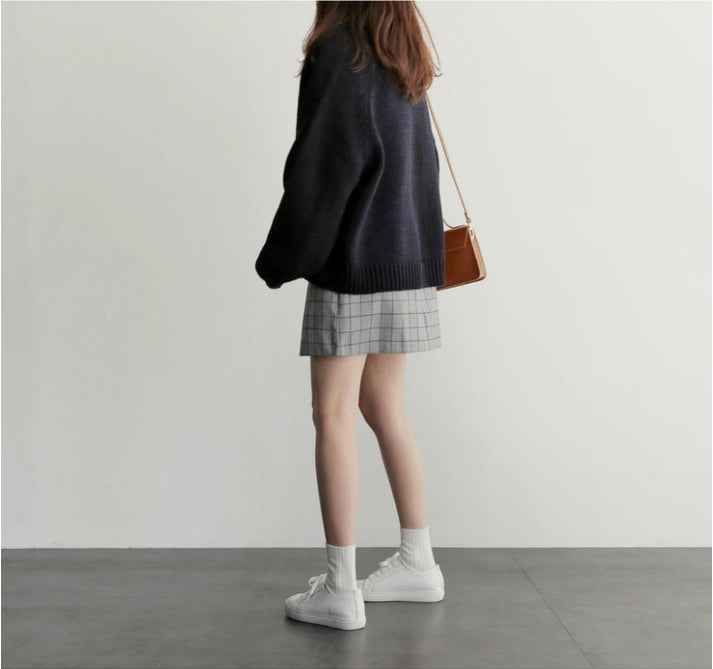 Autumn And Winter Loose All Match Short Sweater Women