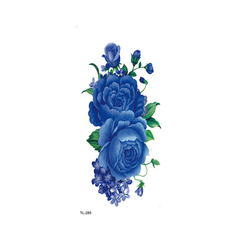 New Eco-Friendly Flower Tattoo Stickers