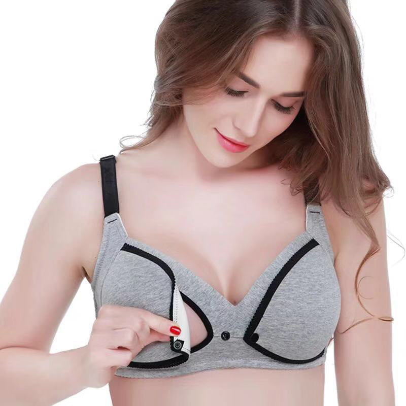 Breastfeeding Bras Maternity Open Nursing Bra for Feeding Nursing Underwear Clothes for Pregnant Lingerie Women Intimate Clothes - BabynBeauty