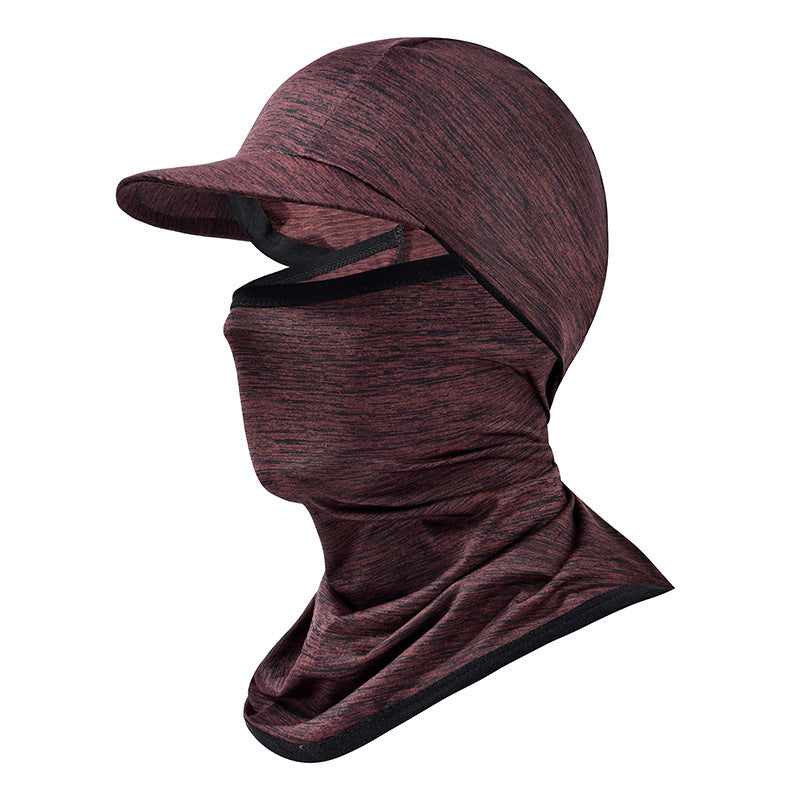 Ice silk sun protection hood