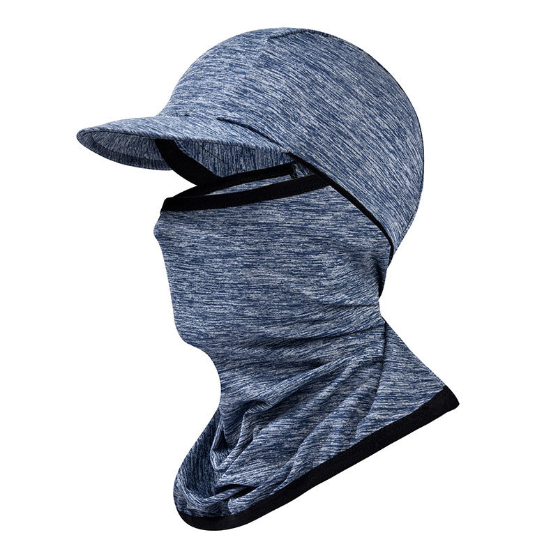 Ice silk sun protection hood