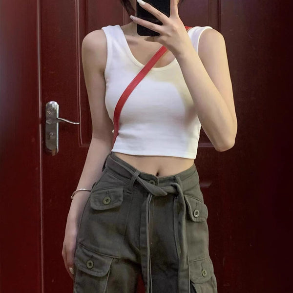 Camisole Women's Crop Top Bottoming Vest - BabynBeauty