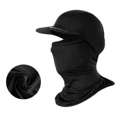 Ice silk sun protection hood