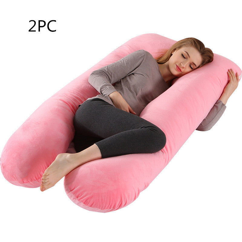 U-shaped Pillow For Pregnant Women Multifunctional Side Pillow, Detachable And Washable Nursing Pillow