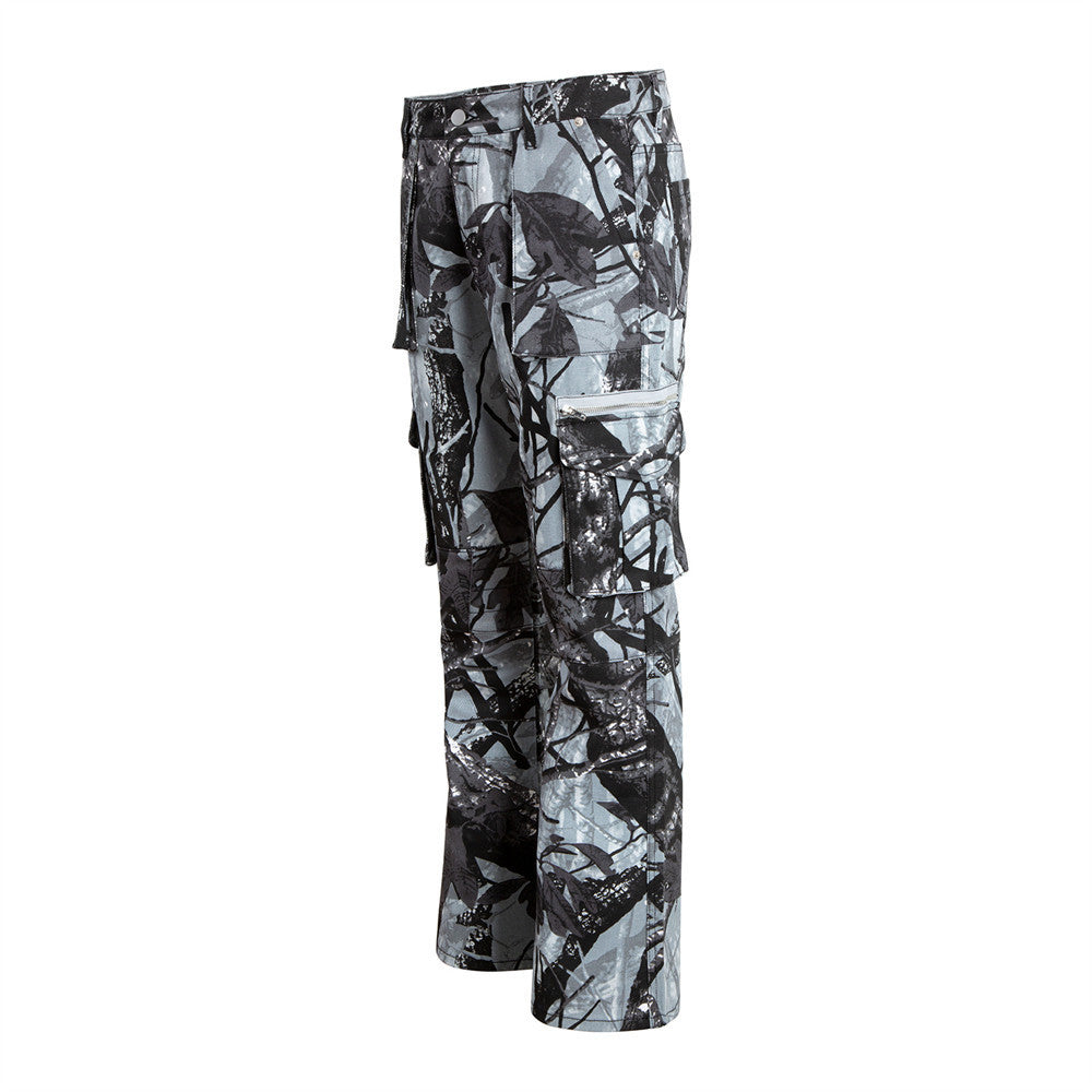 Jungle Camouflage Workwear Trousers Men - BabynBeauty