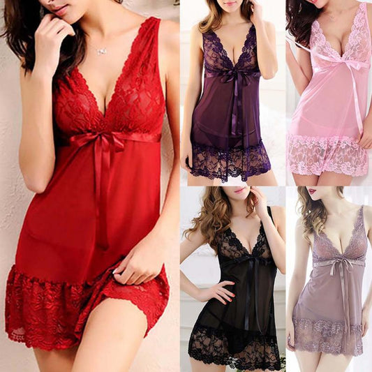 Transparent Meshsexy LadiesSexy Nightdress