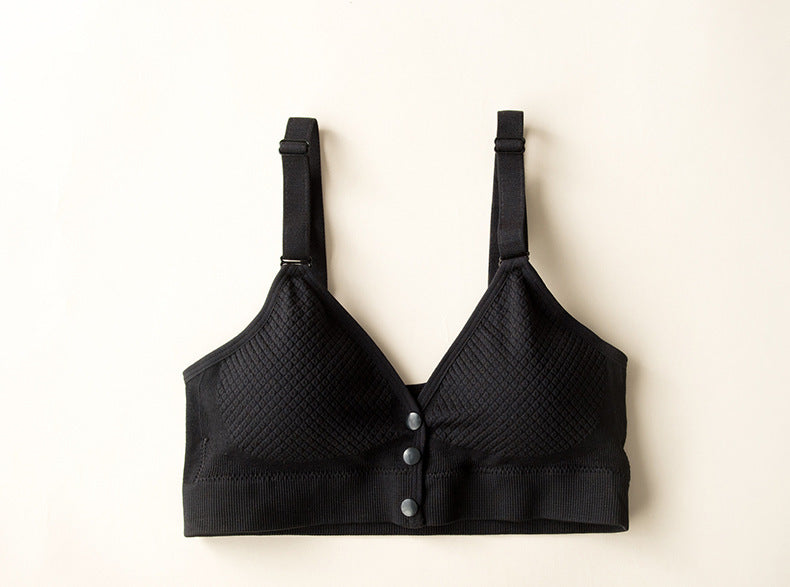 Nursing Bra Front Closure Breastfeeding Push Up Maternity Underwear - BabynBeauty