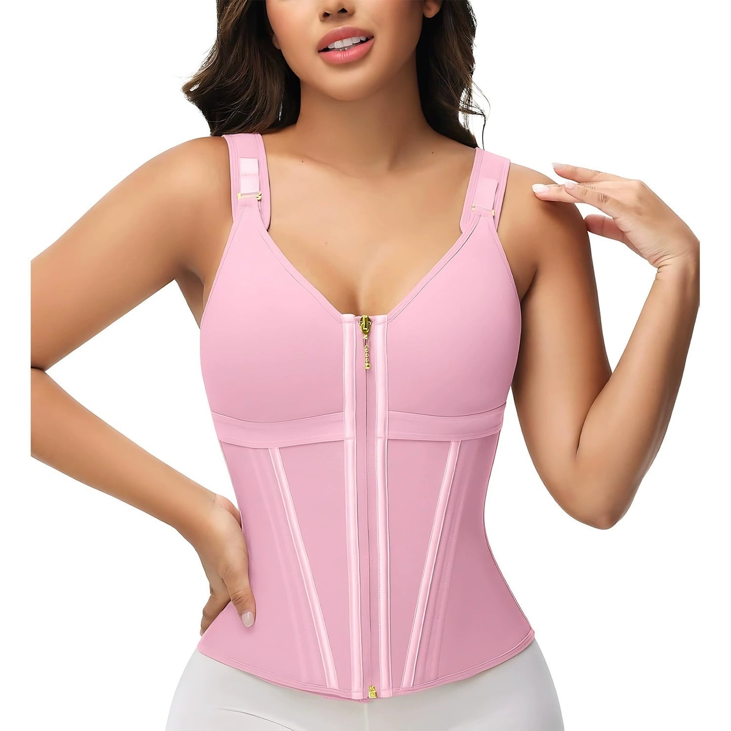 Women's Belly Tuck Shapewear Three-breasted Vest Top - BabynBeauty