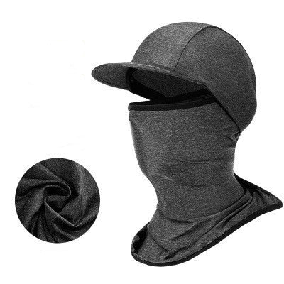 Ice silk sun protection hood