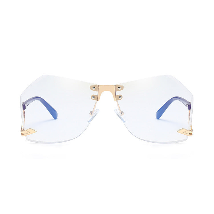 Irregular Rimless Sunglasses Women