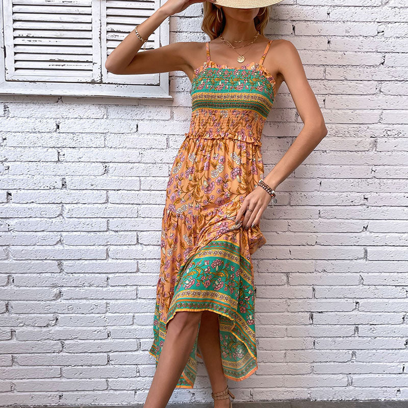Women's Fashion Personalized Ethnic Style Sling Dress