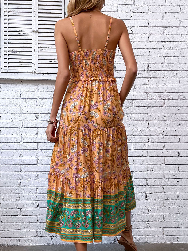 Women's Fashion Personalized Ethnic Style Sling Dress