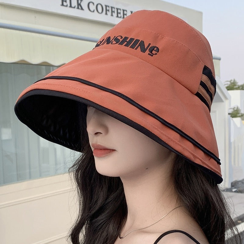 Fashion Vinyl Sun Protection Korean Sun Protection Sun Hat