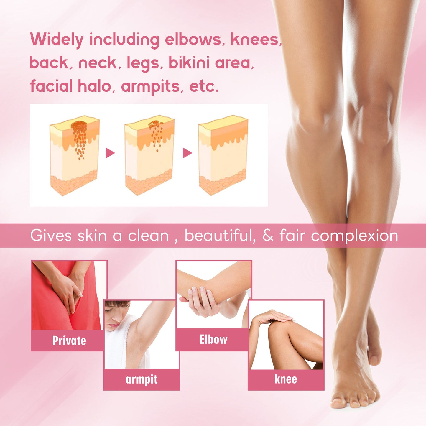 Body Whitening Cream Brightens Skin