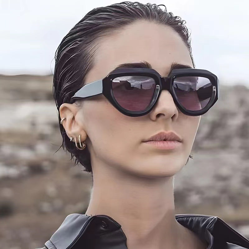 Men's Irregular High Sense Hip Hop Sun Glasses