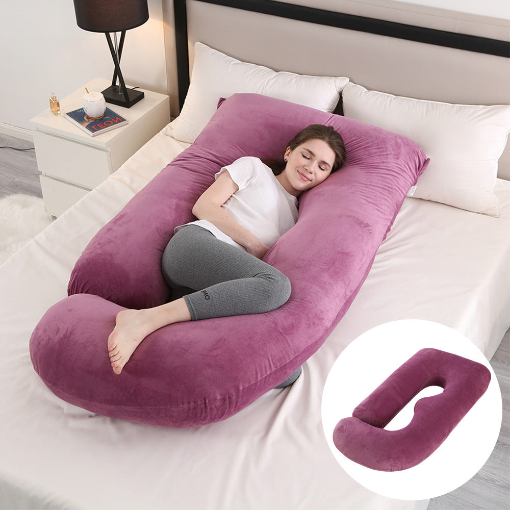 Maternity Pillow Waist Support Side Sleeping Slope Pillow J-type