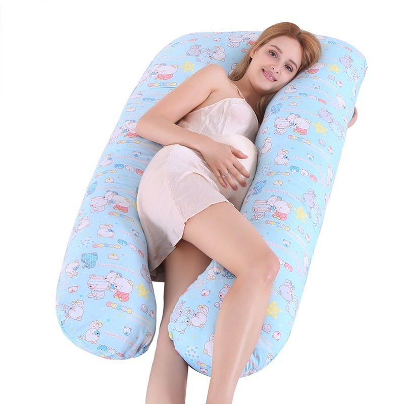 U-shaped Pillow For Pregnant Women Multifunctional Side Pillow, Detachable And Washable Nursing Pillow